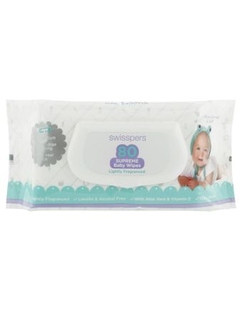 Swisspers Baby Wipes 80 Pack