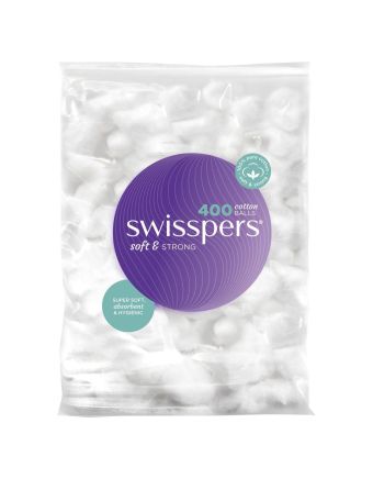 Swisspers Cotton Wool Balls 400 Pack