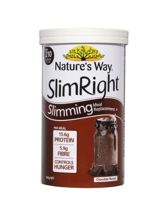 Nature's Way SlimRight Slimming Meal Replacement Chocolate 500g
