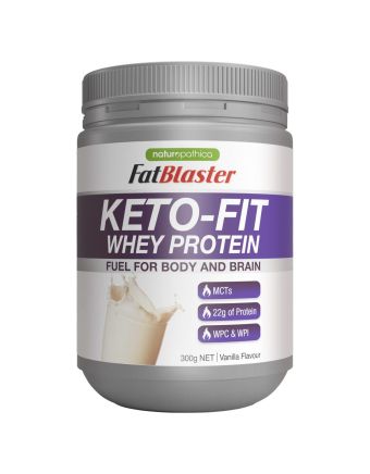 Naturopathica FatBlaster Keto-Fit Whey Protein Vanilla 300g