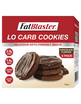 Naturopathica FatBlaster Lo Carb Cookie Chocolate Flavour 6 x 30g Pack
