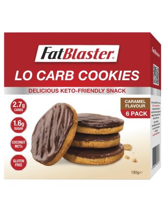 Naturopathica FatBlaster Lo Carb Cookie Caramel Flavour 6 x 30g Pack
