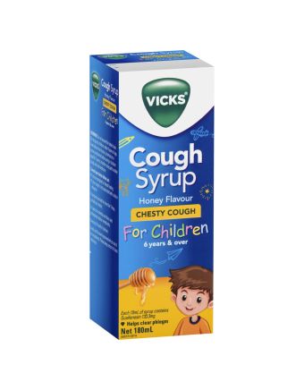Vicks Cough Syrup Honey Flavour For Children 180mL
