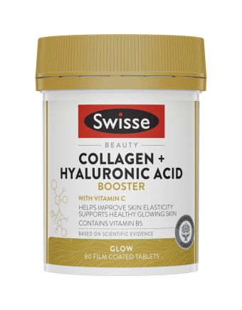 Swisse Beauty Collagen + Hyaluronic Acid Booster 80 Tablets