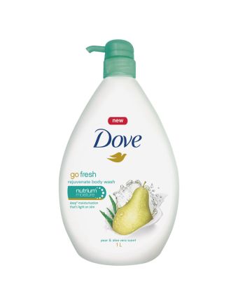 Dove Body Wash Pear & Aloe 1L