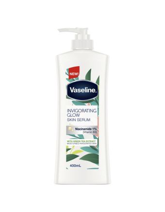Vaseline Body Lotion Invigorating Glow Skin Serum with Niacinamide 1%(Vitamin B3) 400mL