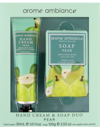 Arome Ambiance Nature Hand Cream & Soap Pear Duo
