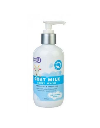 Baby U Goats Milk Body Wash 250mL