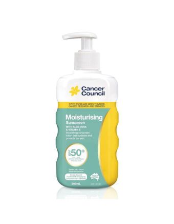 Cancer Council 200Ml Moisturising Sunscreen Spf50+ (24)