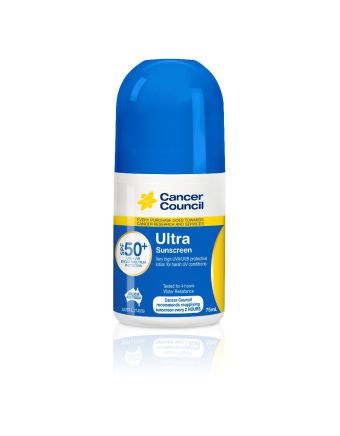 Cancer Council 75Ml Ultra Roll-On Spf 50+ (24)