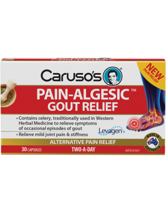 Casuro's Natural Health Pain-Algesic Gout Relief 30 Capsules