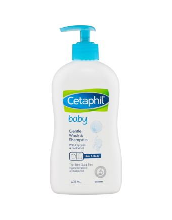 Cetaphil Baby Gentle Wash & Shampoo (Pump) 400mL