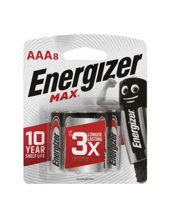 Energizer Max E92 AAA 8 Pack