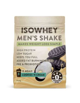 IsoWhey Men’s Shake 840g Cookies ‘N Cream