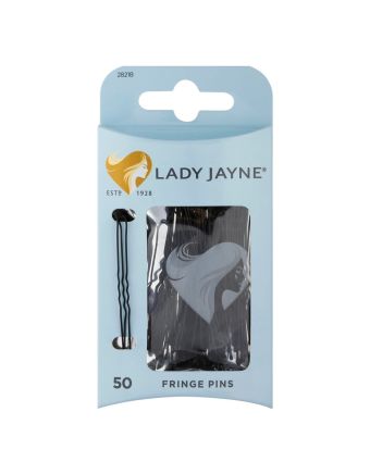 Lady Jayne Fringe Pins, Black, 5 Cm, Pack 50