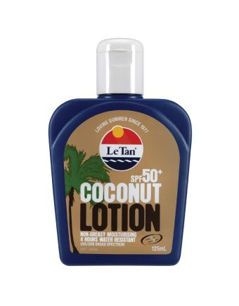 Le Tan Coconut Lotion SPF50+ 125mL