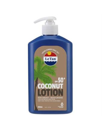 Le Tan Coconut Lotion SPF50+ 500mL