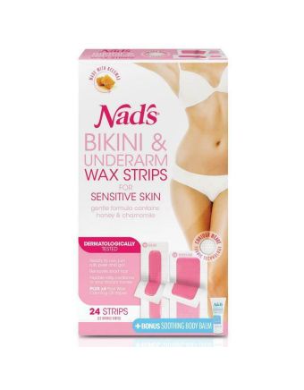 Nad's Bikini And Underarm Wax Strips 24Pk