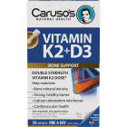 Caruso's Natural Health Vitamin K2 + D3 30 Capsules