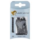 Lady Jayne Bobby Pins, Black, 4.5 Cm, Pack 25