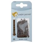 Lady Jayne Bobby Pins, Brown, 4.5 Cm, Pack 25