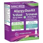 Allergy Duo Kit Telfast 180mg 30 Tablets + Telnasal Allergy Spray 140 Metered Sprays