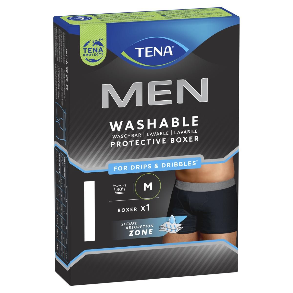 Tena Men Washable Boxer Medium 1pk - Direct Chemist Outlet
