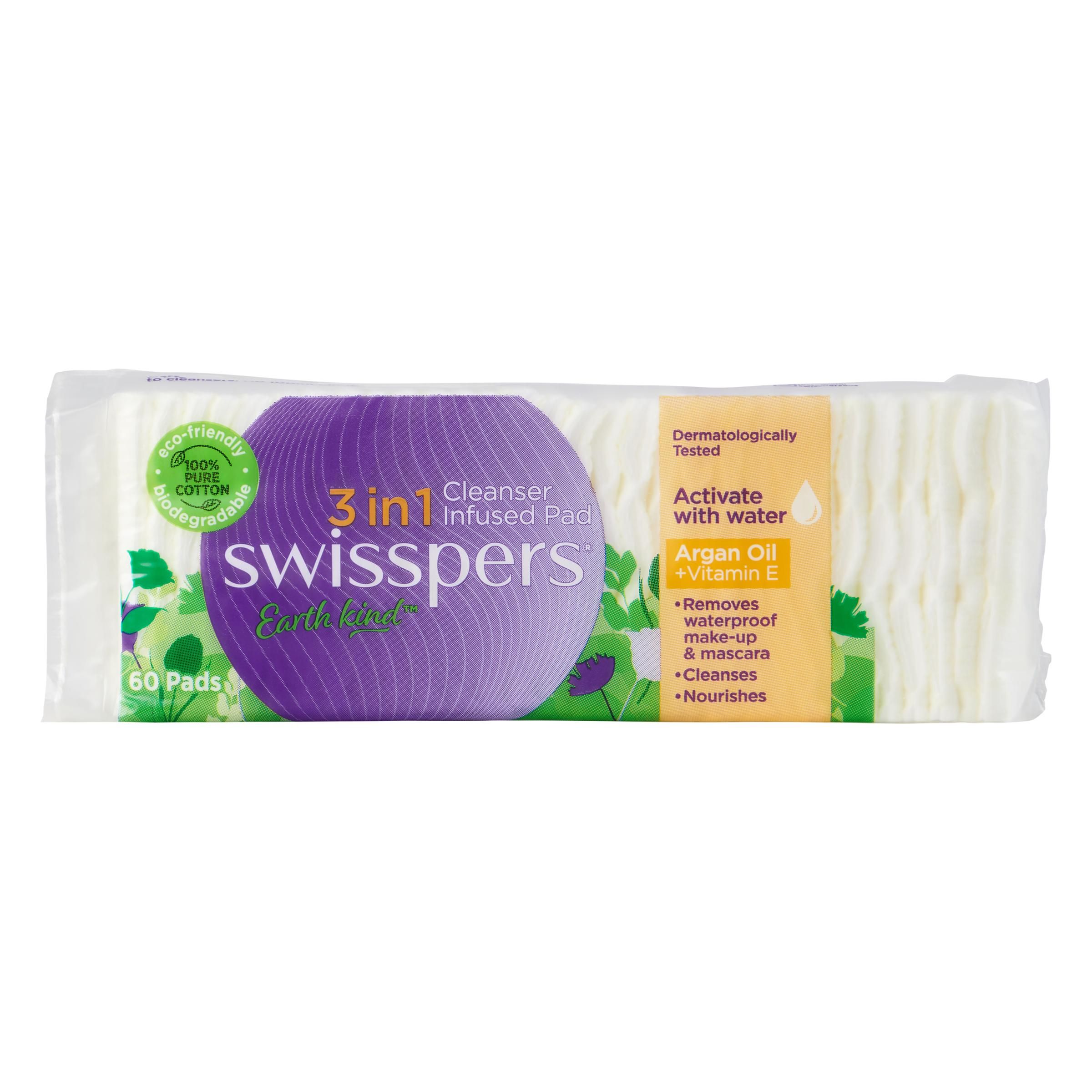 SWISSPERS 3N1 CLEAN INF PADS ARGAN - Direct Chemist Outlet