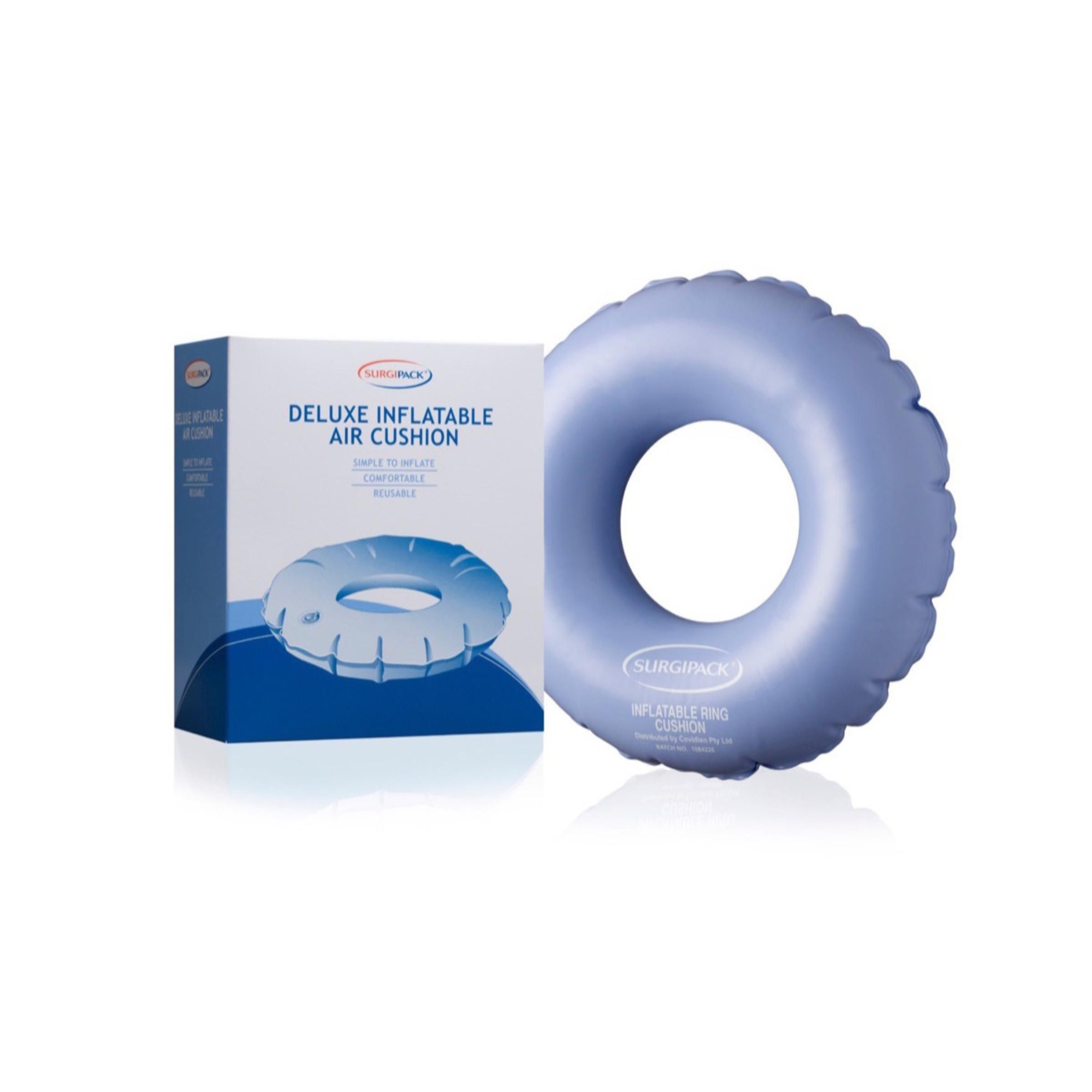 MPLUS] Flexi-Aid Velvet Air Ring Inflatable Round Cushion