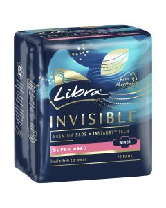 Libra Invisible Wing Super 10 Pack