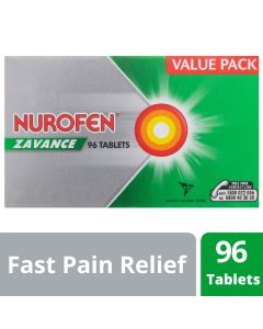 Nurofen Zavance 256mg Ibuprofen 96 Tablets