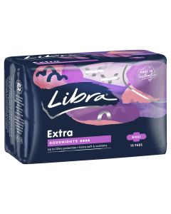 Libra Extra Pads Goodnights with Wings 10 Pack