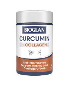 Bioglan Curcumin Plus Collagen for Joints 60 Tablets 