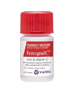 Ferro-grad C Iron & Vitamin C 30 Tablets