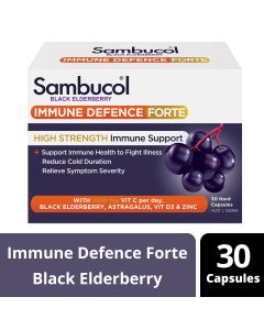 Sambucol Immune Defence Forte High Strength 30 Capsules
