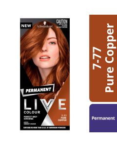 Schwarzkopf Live Colour Permanent 7.77 Pure Copper