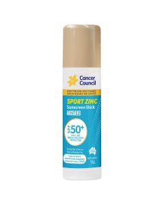 Cancer Council SPF 50+ Sport Zinc Stick Tinted 12g