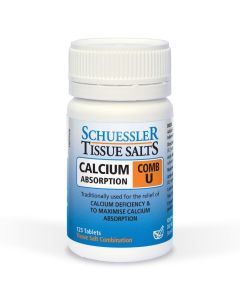 Martin & Pleasance Schuessler Comb U Calcium Absorption 125 Tablets