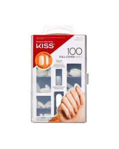 Kiss 100 Nails Short Square Artificial Nails Kit