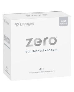 Lifestyles Zero Condoms 40 Pack