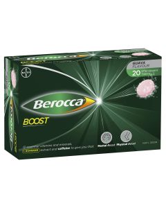 Berocca Boost Effervescent Tablets 20 Pack