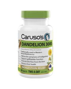Caruso's Natural Health Dandelion 3000 50 Tablets