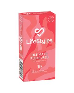 Lifestyles Ultimate Pleasures Condoms 10 Pack