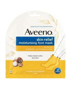 Aveeno Skin Relief Moisturising Foot Mask 1 Pair