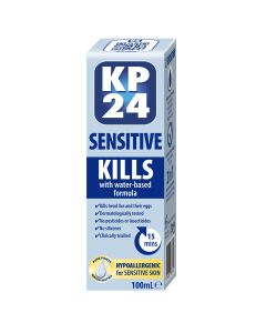 KP24 Sensitive Head Lice Solution + Comb 100ml