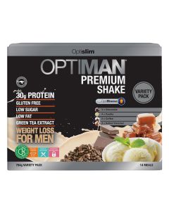 Optislim Optiman Premium Shake Variety 14 x 56g