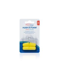 SurgiPack Hush-A-Foam Taper-Fit Ear Plugs Large 2 Pairs