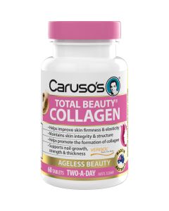 Caruso's Natural Health Total Beauty Collagen 60 Tablets