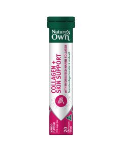 Nature's Own Collagen + Skin Support Effervescent 60 Tablets
