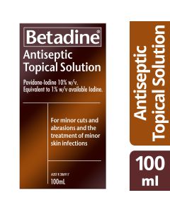 Betadine Antiseptic Topical Solution Liquid 100ml